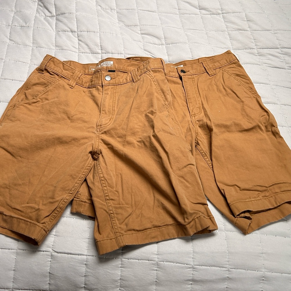 Relaxed fit cargo work shorts men’s